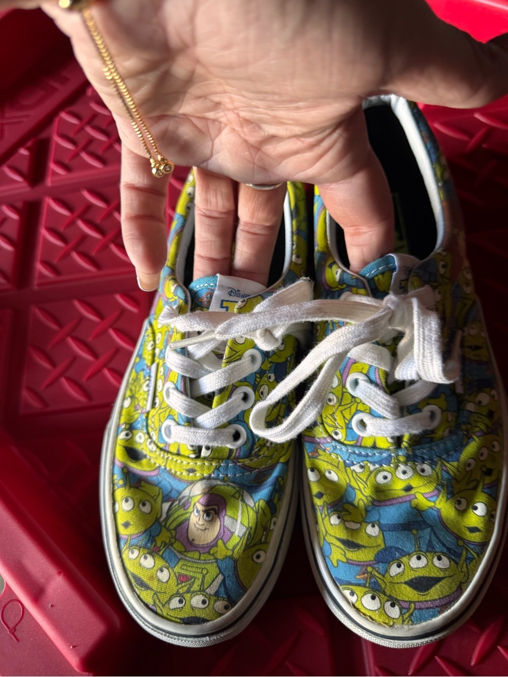 Vans Era Toy Story Aliens Disney Pixar Mens 4.5 Womens 6 Glow In Dark Woody Buzz